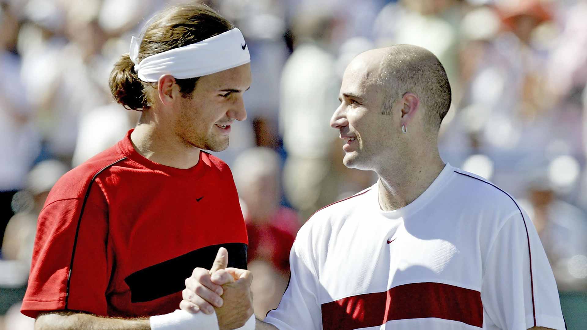 Roger Federer and Andre Agassi are both past champions in Indian Wells.