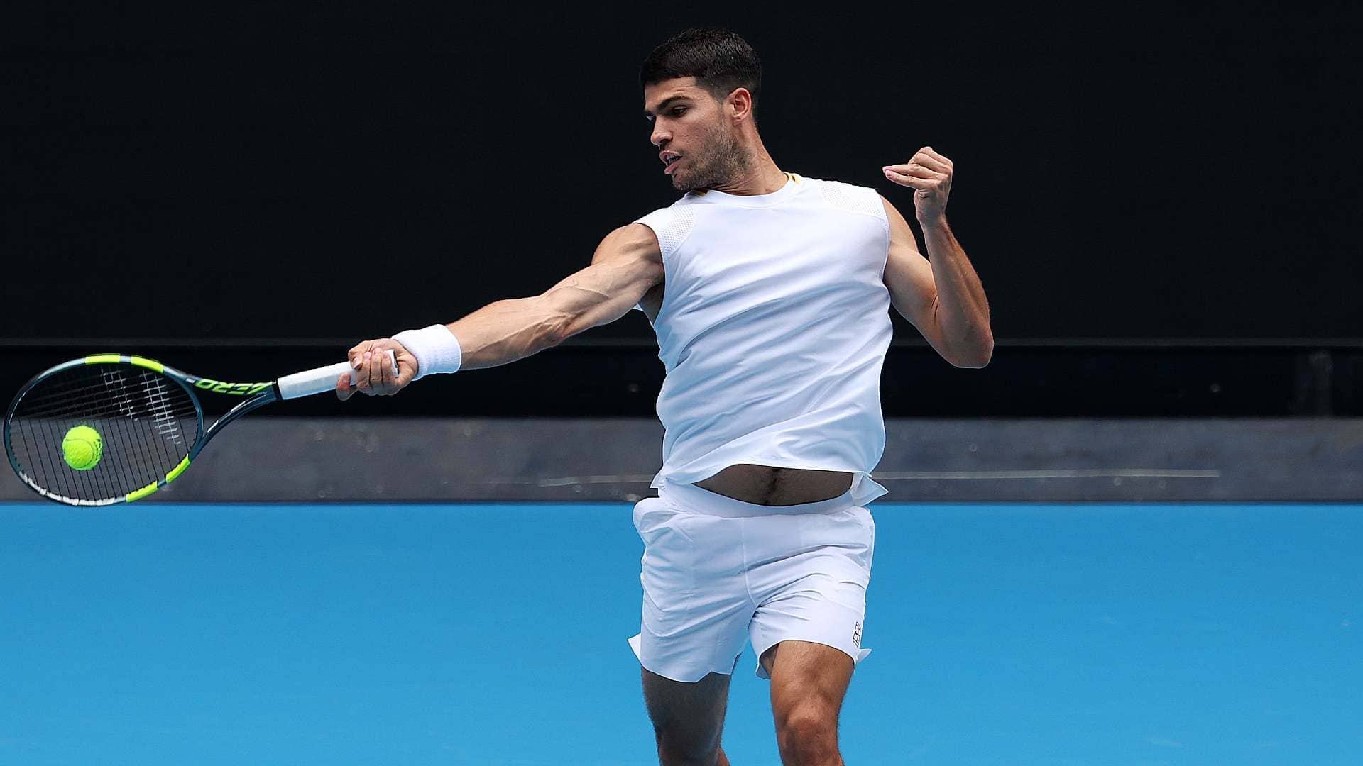 Carlos Alcaraz is chasing his maiden Australian Open title.