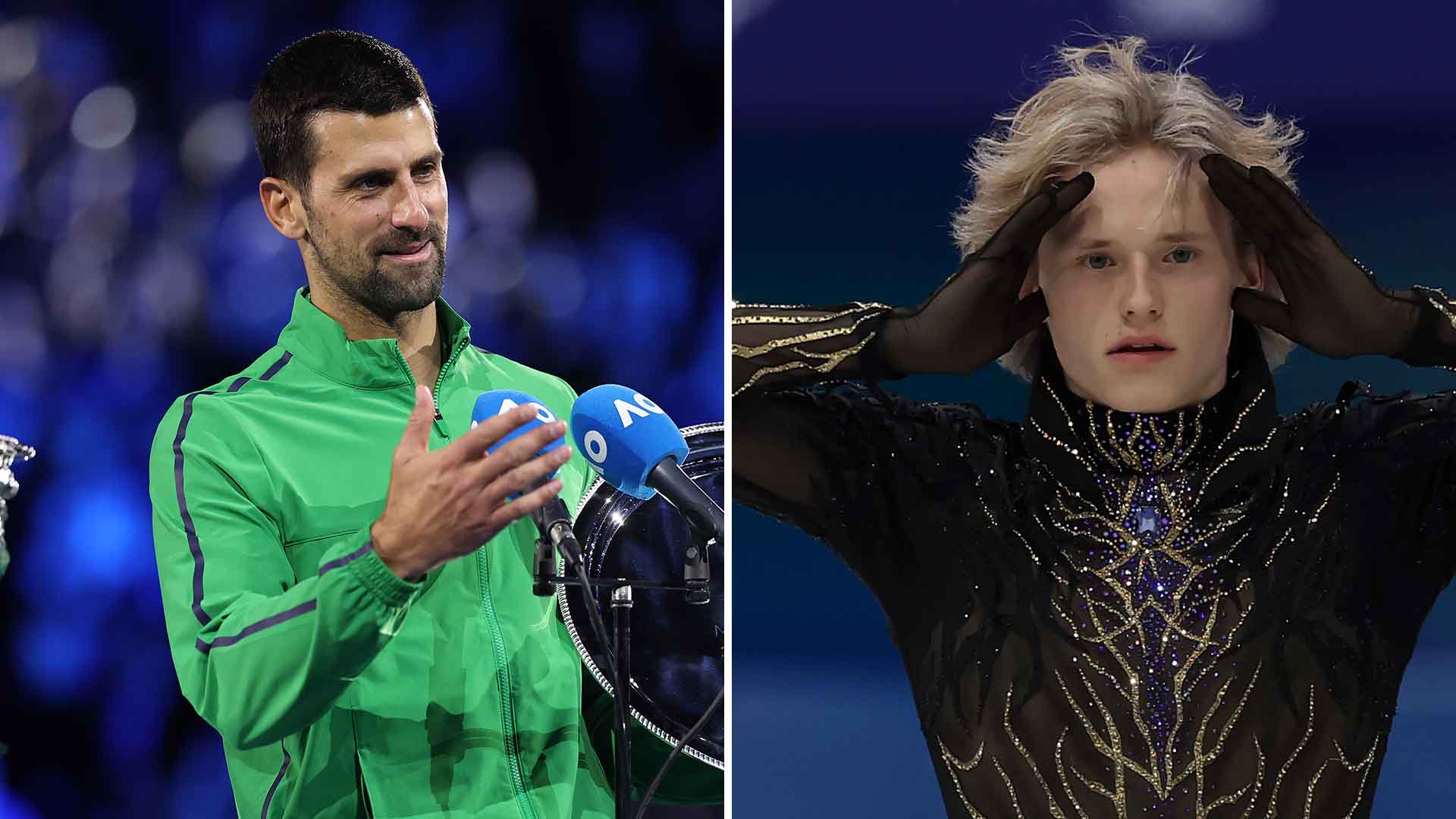 Novak Djokovic, Ilia Malinin