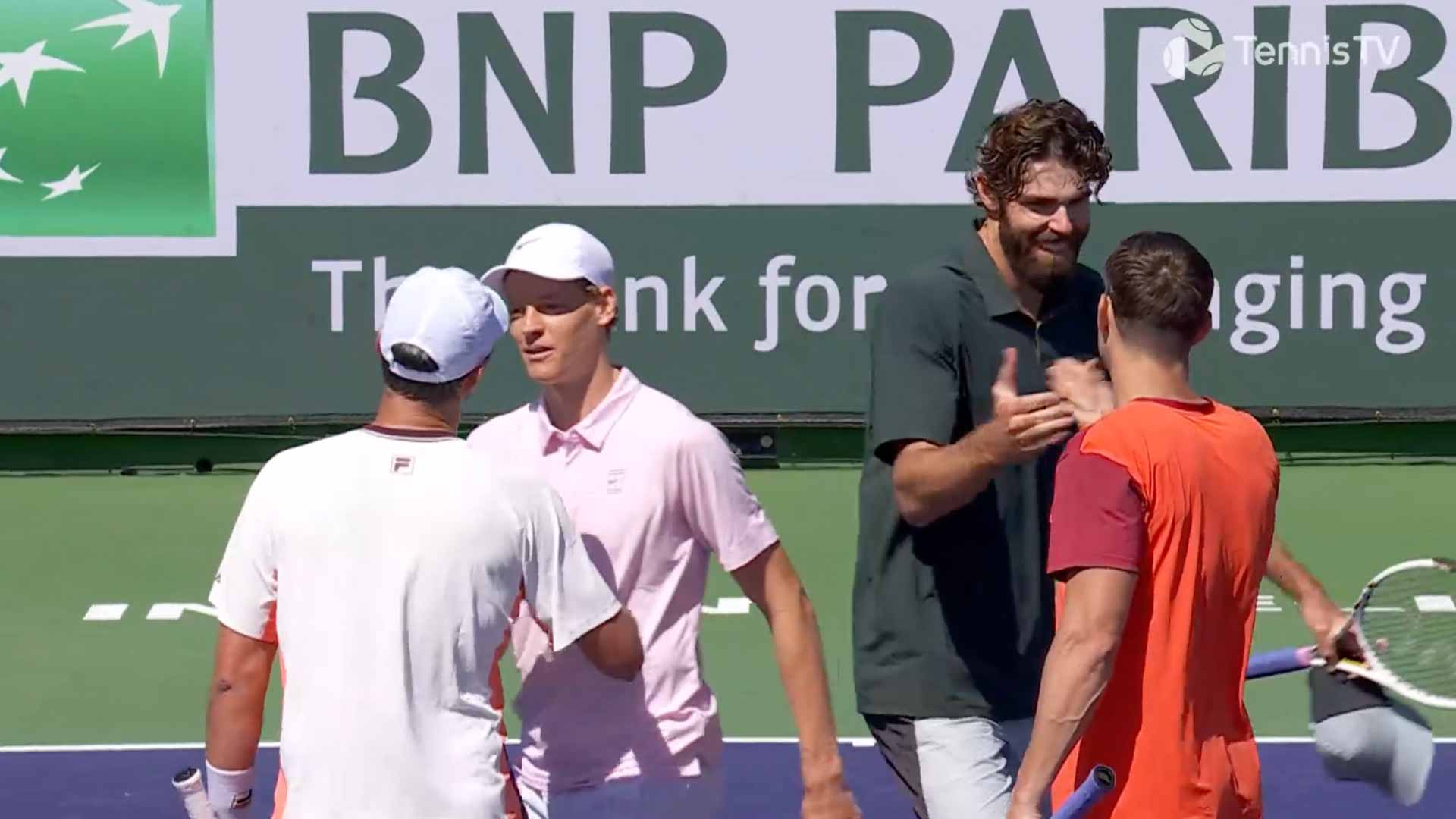 Jannik Sinner, Reilly Opelka, Marcel Granollers, Horacio Zeballos