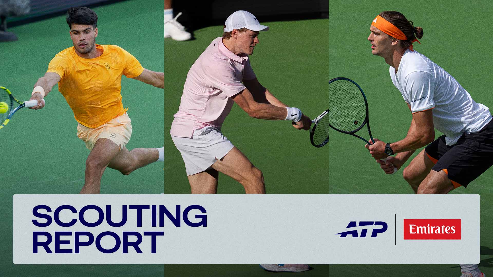 Carlos Alcaraz/Jannik Sinner/Alexander Zverev