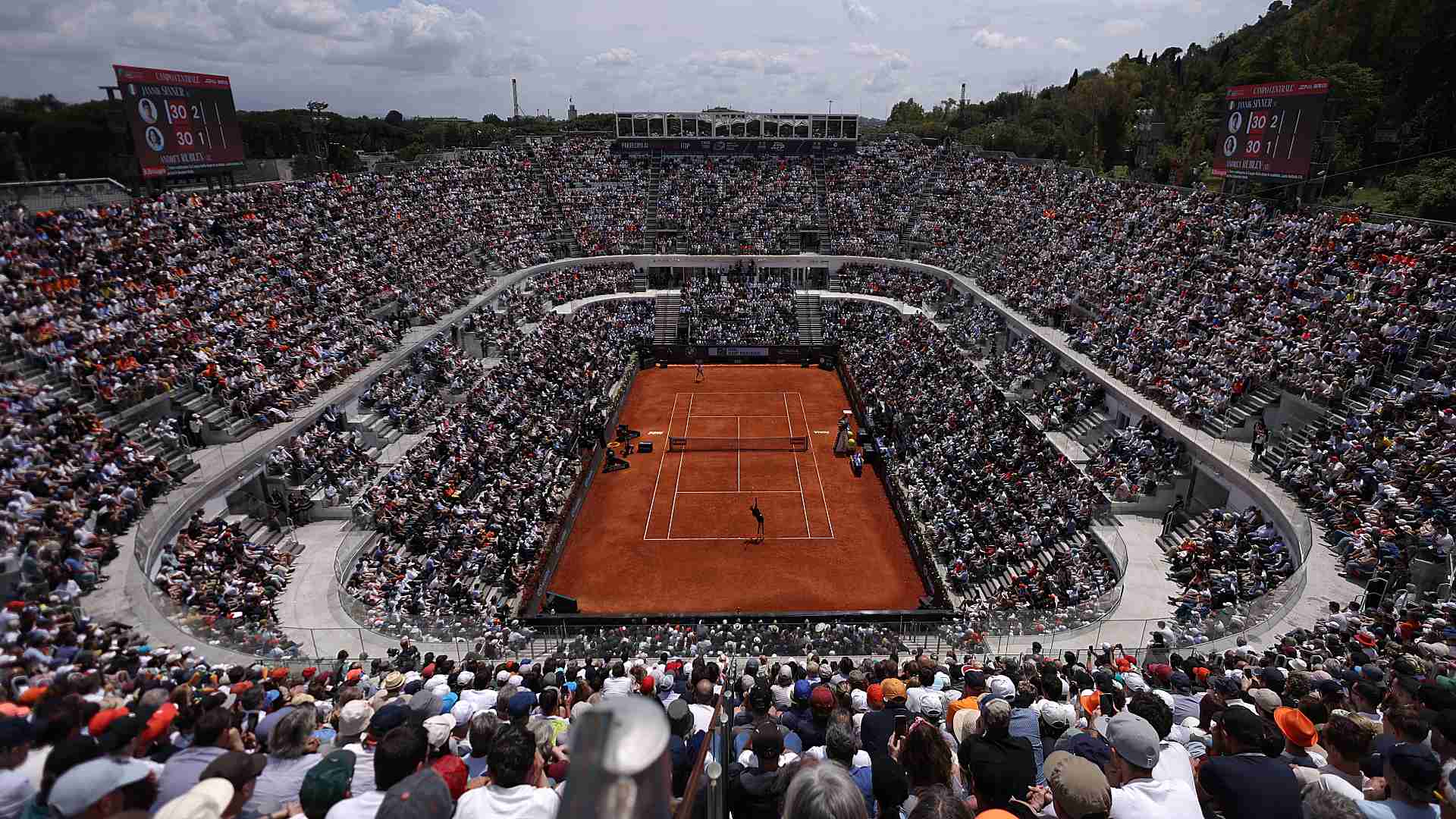 The Internazionali BNL D'Italia is held at the Foro Italico in Rome, Italy.