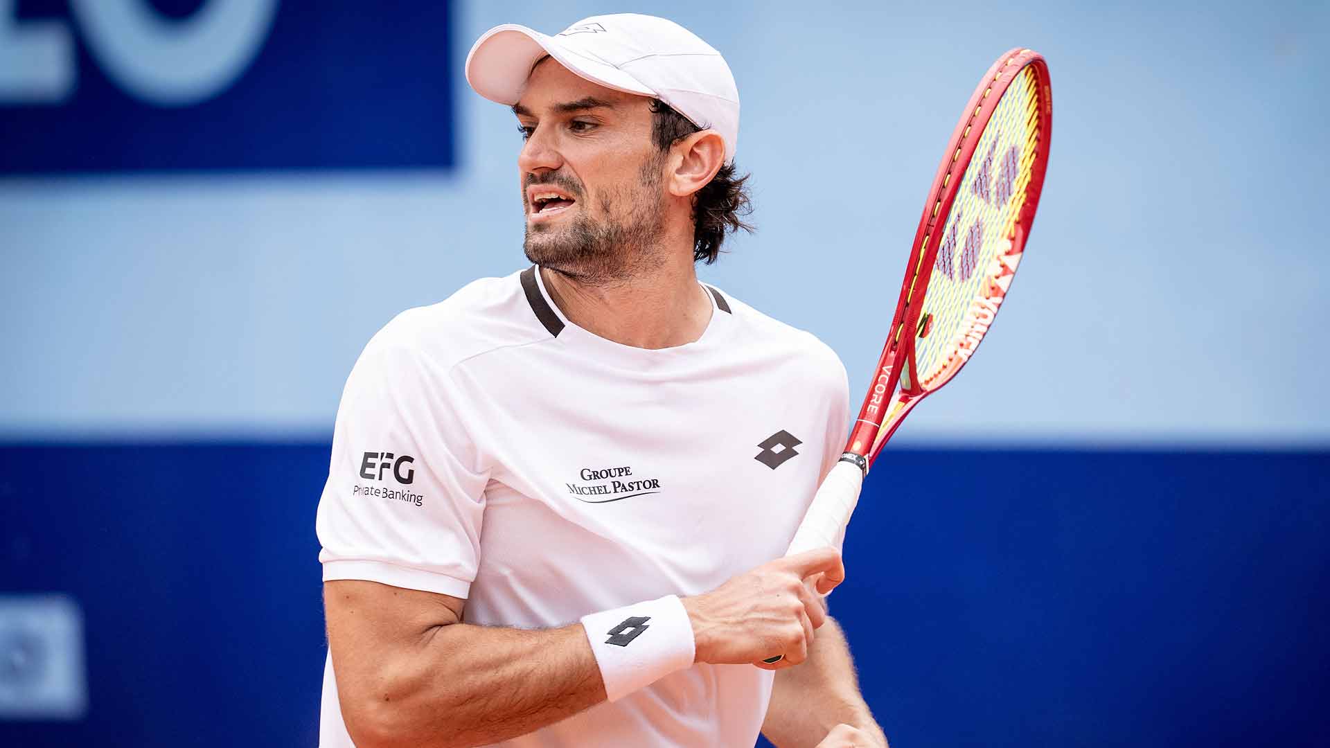 Valentin Vacherot competes in his first match since Roland Garros.