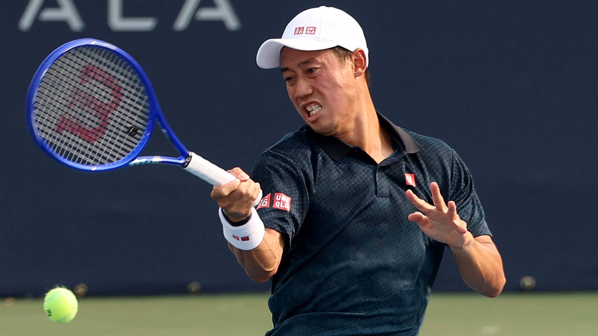 Former World No. 4 Kei Nishikori is into the second round of the US Open qualifying (file photo).